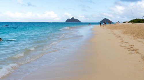 ハワイ旅行記2017その15　全米No.1ビーチ　天国のビーチと呼ばれるラニカイビーチ　Hawaii Trip 2017 Lanikai Beach