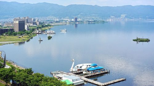 上諏訪温泉の絶景写真
