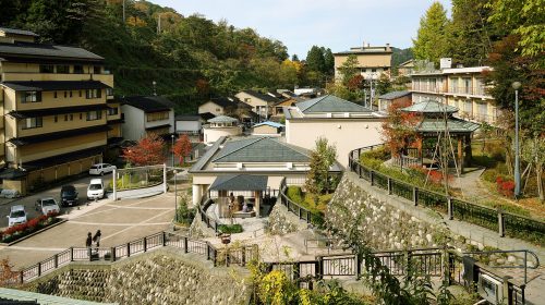 湯涌温泉の絶景写真