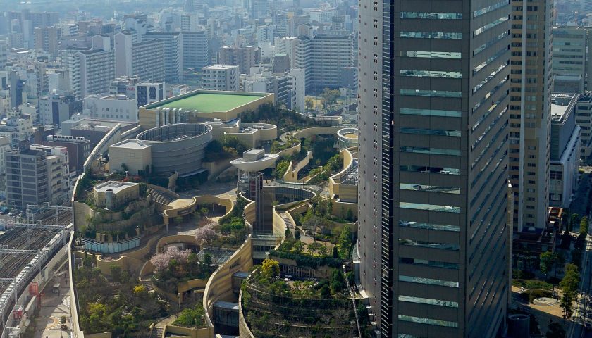 大阪府の絶景スポット「なんばパークス」
