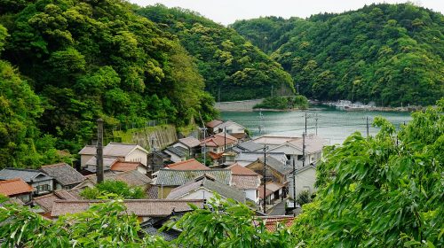 温泉津温泉の絶景写真