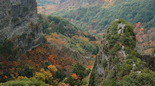 寒霞渓の絶景写真