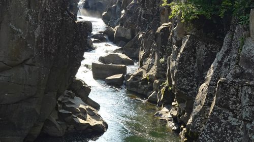 厳美渓の絶景写真