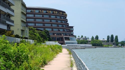 片山津温泉の絶景写真