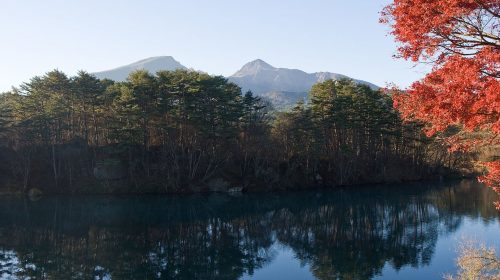 五色沼の絶景写真