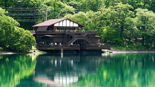 中禅寺湖の絶景写真