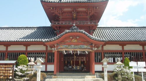 伊佐爾波神社の絶景写真