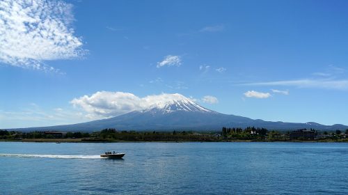 河口湖の絶景写真