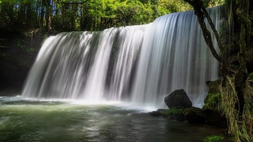 鍋ヶ滝の絶景写真