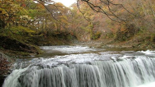 浅布渓谷の絶景写真