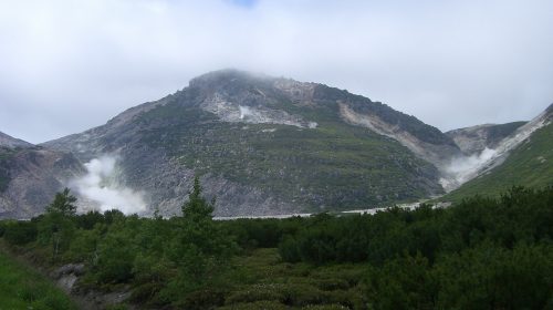 アトサヌプリの絶景写真