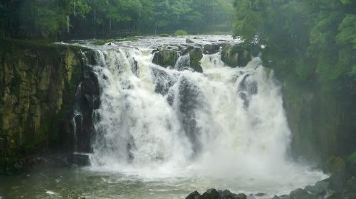 関之尾滝の絶景写真