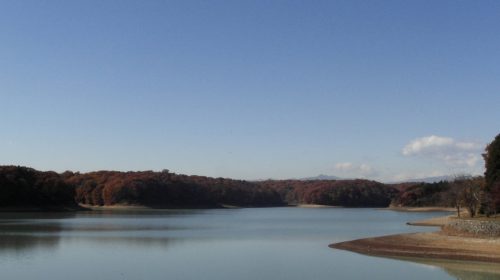 村山貯水池の絶景写真