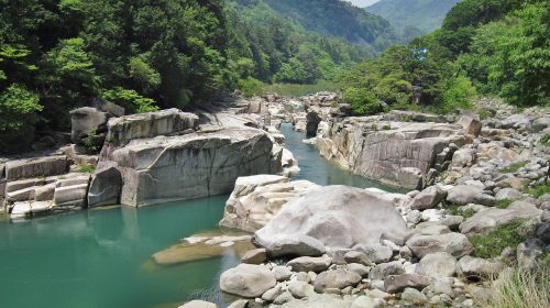 寝覚の床の絶景写真