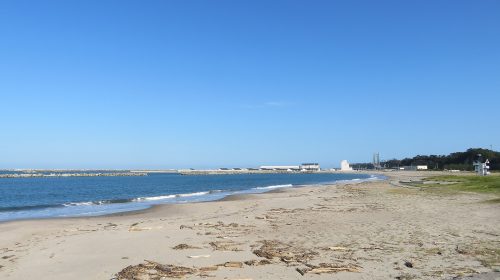 原釜尾浜海水浴場の絶景写真