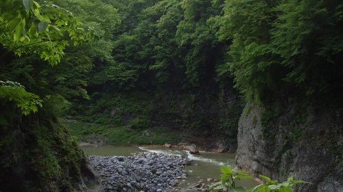 吾妻渓谷の絶景写真