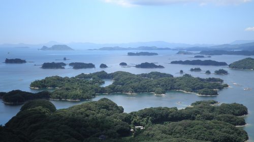 九十九島の絶景写真
