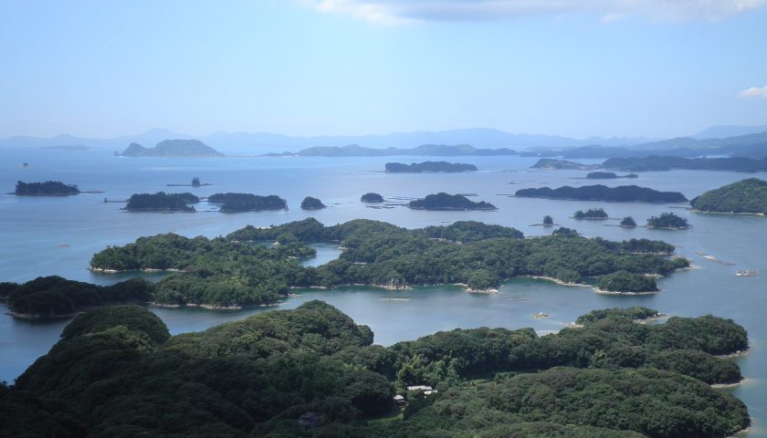 長崎県の絶景スポット「九十九島」