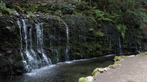 千条の滝の絶景写真