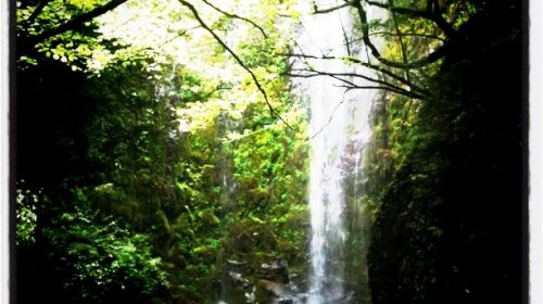 乙原の滝の絶景写真