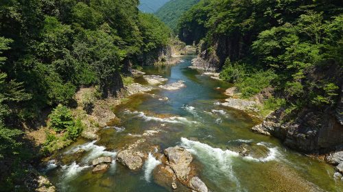 龍王峡の絶景写真