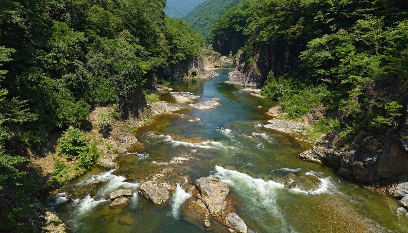 栃木県の絶景スポット「龍王峡」