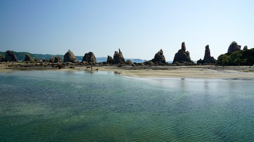 橋杭岩の絶景写真