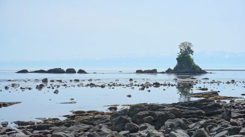 雨晴海岸の絶景写真