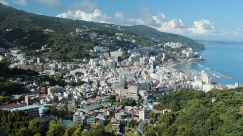 熱海温泉の絶景写真