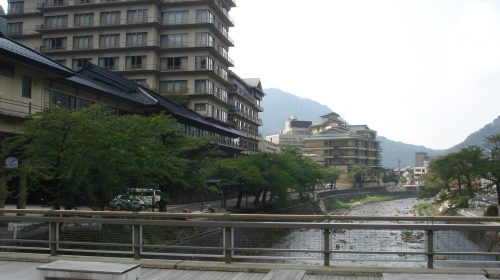 あつみ温泉の絶景写真