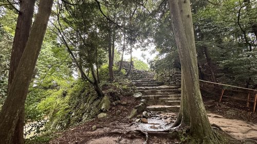 安土城跡の絶景写真