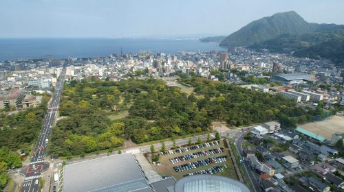 別府公園の絶景写真
