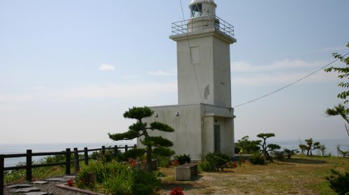 大須埼灯台の絶景写真