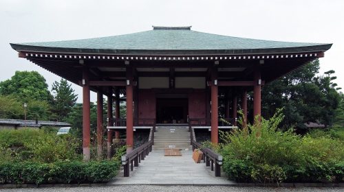 中宮寺の絶景写真