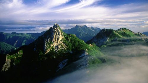 飛騨山脈の絶景写真