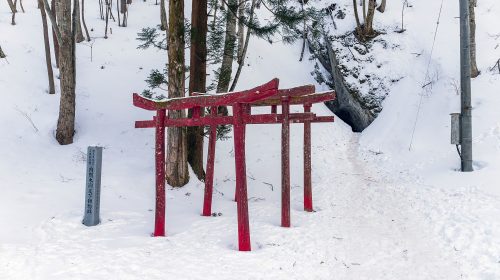 内間木洞の絶景写真