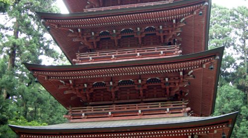 五重塔の絶景写真