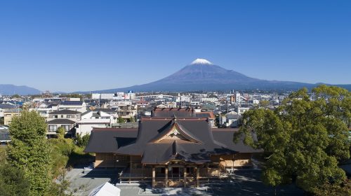 富知六所浅間神社の絶景写真