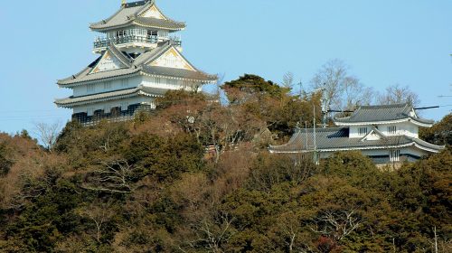 岐阜城の絶景写真