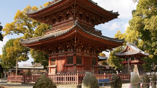 斑鳩寺の絶景写真