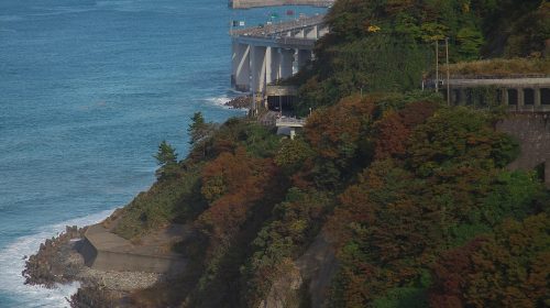 親不知の絶景写真