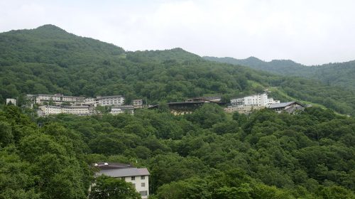 発哺温泉の絶景写真