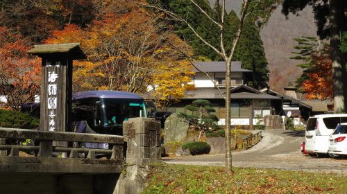 法師温泉の絶景写真