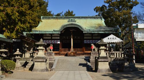 茨木神社の絶景写真