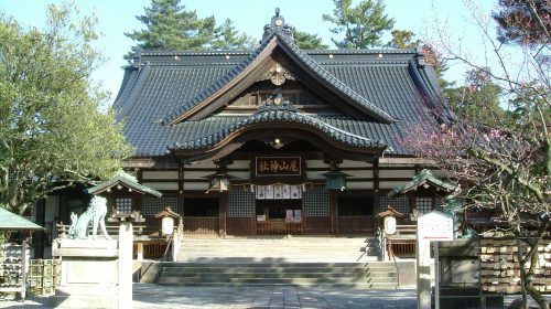 尾山神社の絶景写真