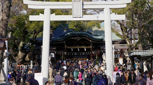 石切剣箭神社の絶景写真
