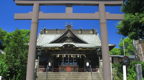 雷電神社の絶景写真