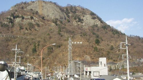 岩殿山城の絶景写真