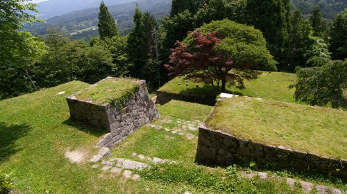 岩村城跡の絶景写真