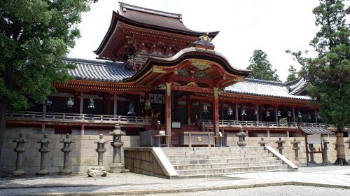 石清水八幡宮の絶景写真